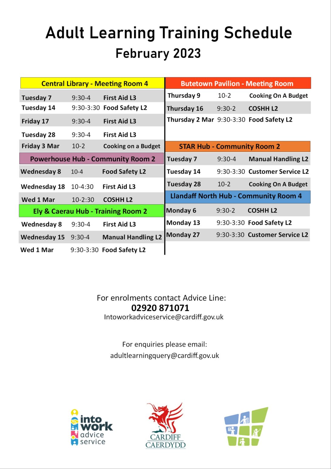 Adult Learning Feb 23 – SRCDC